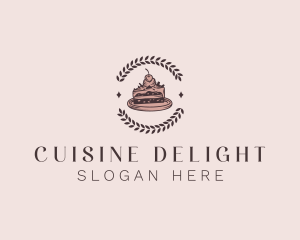 Sweet Cake Dessert  logo design