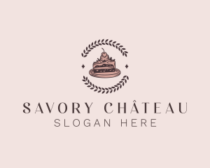 Sweet Cake Dessert  logo design