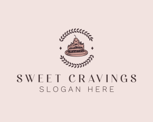 Sweet Cake Dessert  logo design