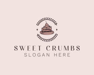 Sweet Cake Dessert  logo design