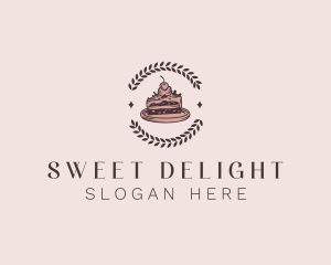 Sweet Cake Dessert  logo design