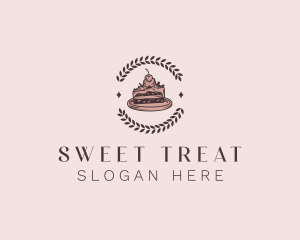 Sweet Cake Dessert  logo design