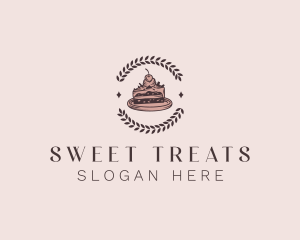 Sweet Cake Dessert  logo design