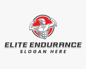 Workout Muscle Trainer logo design