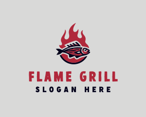 Fire Fish Grill logo design