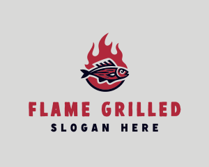 Fire Fish Grill logo design