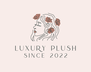 Flower Beauty Salon  logo design