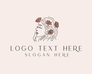 Flower Beauty Salon  logo design