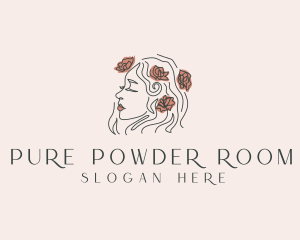 Flower Beauty Salon  logo design