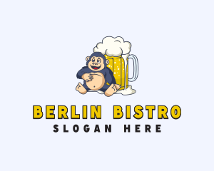 Gorilla Beer Bistro logo design