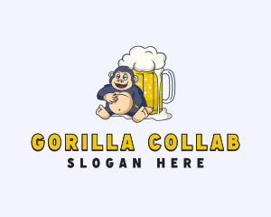 Gorilla Beer Bistro logo design