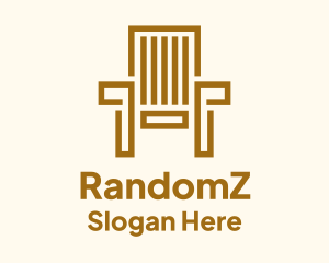 Wooden Garden Chair Logo