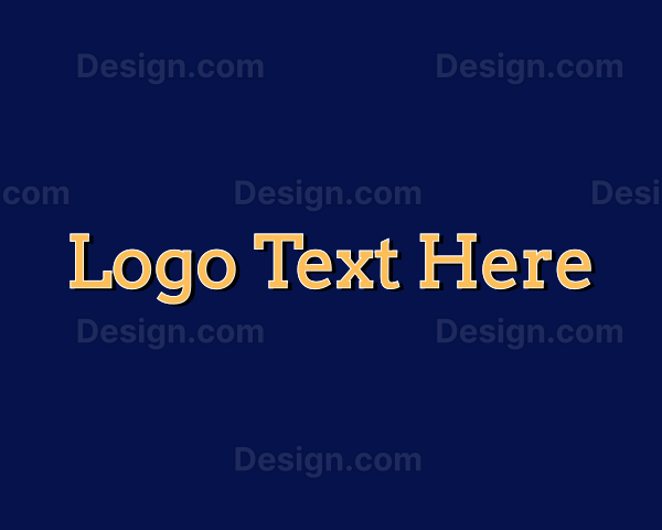 Yellow Professional Wordmark Logo