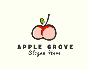 Bikini Apple Butt logo design