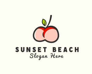 Bikini Apple Butt logo design