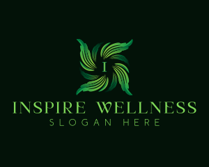 Wellness Leaves Spa logo design