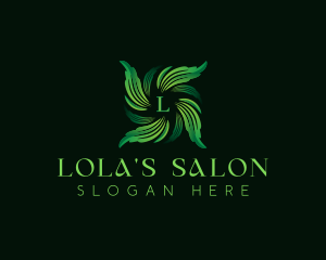 Wellness Leaves Spa logo design