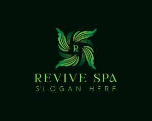 Wellness Leaves Spa logo design