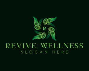 Wellness Leaves Spa logo design