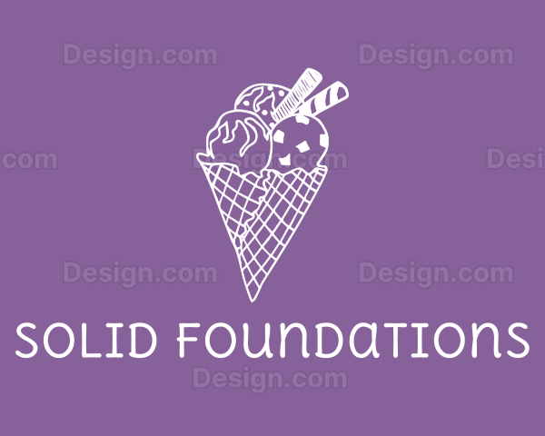 Ice Cream Cone Logo