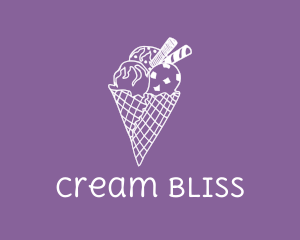 Ice Cream Cone logo design