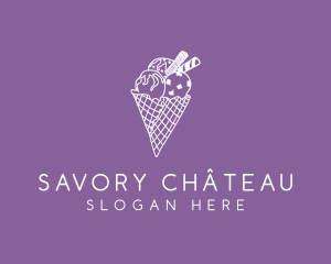 Ice Cream Cone logo design