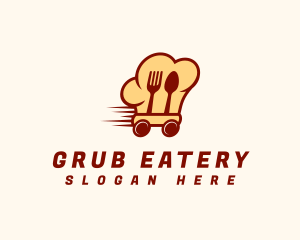 Food Delivery Cart logo design