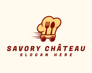 Food Delivery Cart logo design