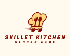 Food Delivery Cart logo design