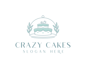 Cake Cloche Catering logo design