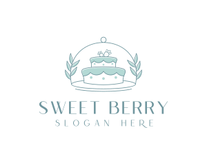 Cake Cloche Catering logo design