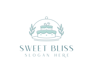 Cake Cloche Catering logo design