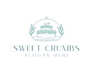 Cake Cloche Catering logo design