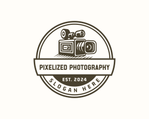 Camera Film Cinematography logo design