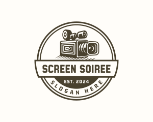 Camera Film Cinematography logo design