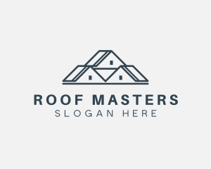 Roof Repair Roofing logo design