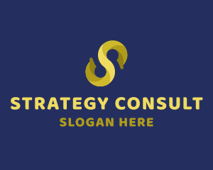 Business Consultant Letter S logo design