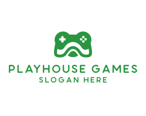 Frog Game Controller logo design