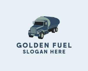 Oil Tanker Truck logo design