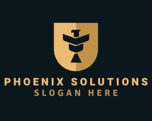 Deluxe Phoenix Shield logo
