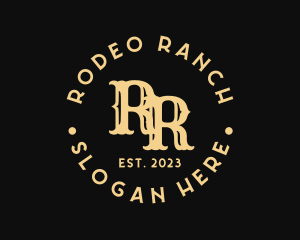 Western Rodeo Barbershop logo design