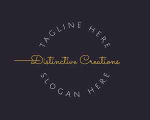 Cursive Luxury Generic logo design