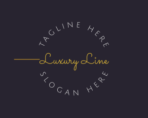 Cursive Luxury Generic logo design