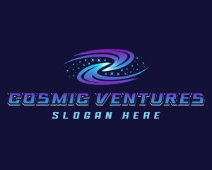 Cosmic Space Galaxy logo design