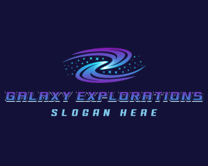 Cosmic Space Galaxy logo design