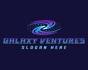 Cosmic Space Galaxy logo design