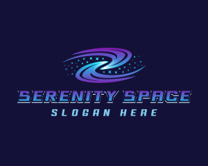 Cosmic Space Galaxy logo design