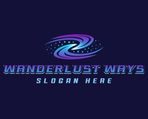 Cosmic Space Galaxy logo design