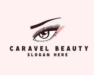 Beauty Lady Eyebrow logo design