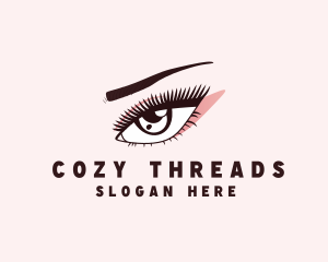 Beauty Lady Eyebrow logo design